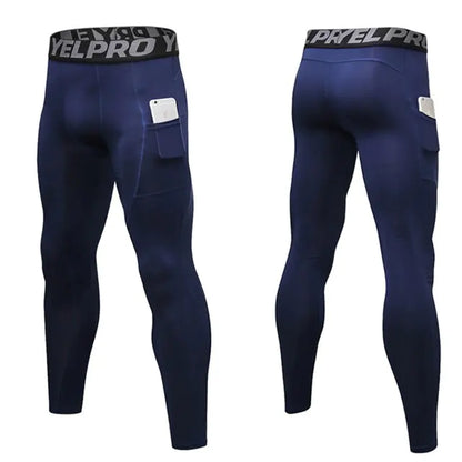 Custom Men’s Compression Leggings for Gym & Running